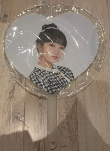 IZ*ONE ONETHESTORY 하트 부채 채원 이미지 피켓