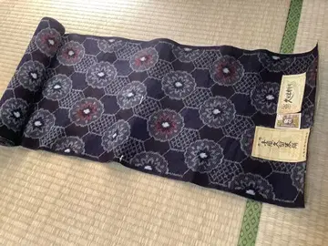 목화 본장수직 구루메가스리 천공예 가스리 의류 코트 가스리 기모노