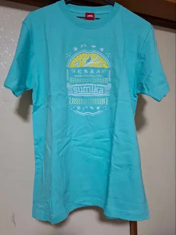 sumika 그래픽 T셔츠 M 스카이블루