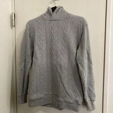 EEL 엠보싱 후드티 그레이 M eel products