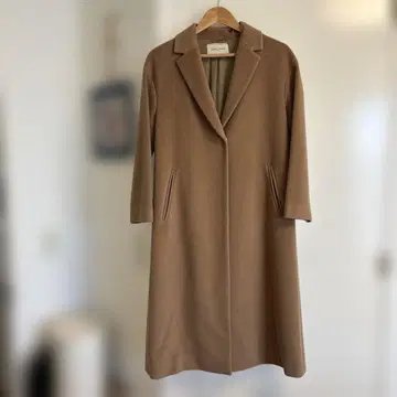 유나이티드 애로우즈 카멜 롱 코트 34