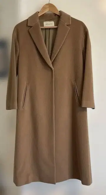 유나이티드 애로우즈 카멜 롱 코트 34