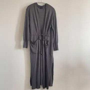 Aga 그레이 롱 가디건