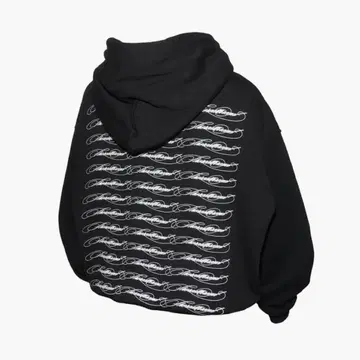 BLACK THEREDTHREAD LOGO PULLOVER HOODIE