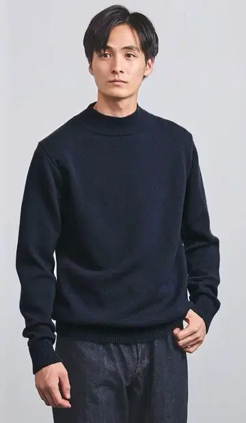 UNITED ARROWS YAMAGATA 울 모크넥 니트 24AW