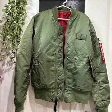 ALPHA INDUSTRIES MA-1 플라이트 자켓 그린 XL
