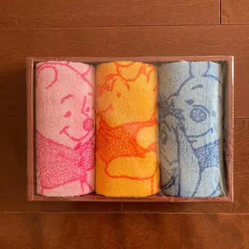 푸우 씨 페이스 타월 세트 3색 미개봉품