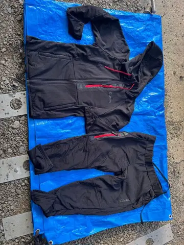 가마가츠 맨투맨 수트 GM3590 M 사이즈 블랙