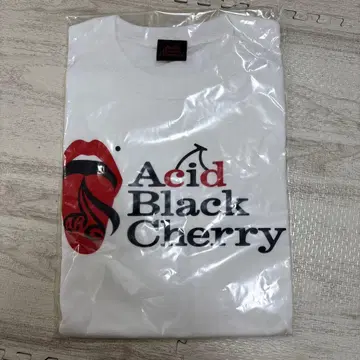 Acid Black Cherry 로고 티셔츠 화이트
