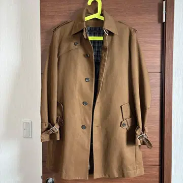 수트 팩토리 트렌치코트 브라운 허리 벨트 포함