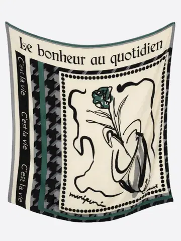 마니프리 울 실크 스톨 대형