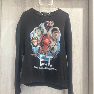 E.T. 맨투맨 블랙