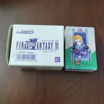 파이널 판타지 VI 카드다스 상자와 노멀 카드 75장