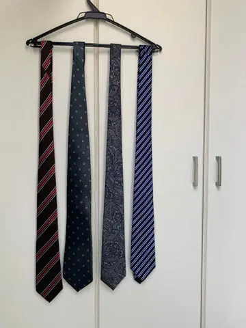 에디피스 EDIFICE 넥타이 4개 세트