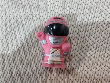 핑크 슈퍼전대 히어로 피규어 5cm