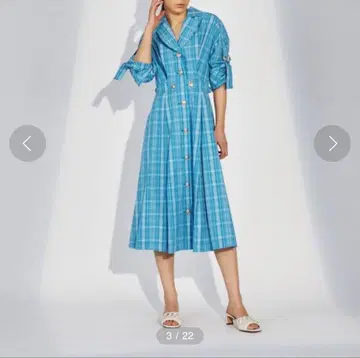 택 포함 새상품 그레이스 콘티넨탈 트렌치 셔츠 원피스 38 정가 4.9만