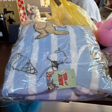 톰과 제리 플란넬 담요 약 200x140cm