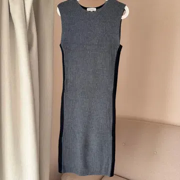 PUBLIC SCHOOL 슬리브리스 니트 원피스 S 그레이