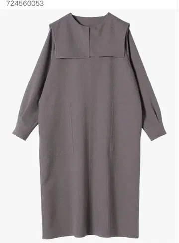 새상품급 울리쉬 플란넬 세일러 칼라 원피스 여성용