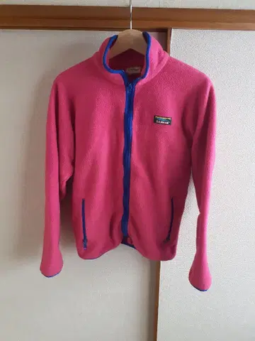L.L.Bean 핑크 플리스 자켓 L