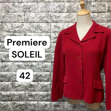 프리미에르 Premiere 테일러드 자켓 빨간색 42
