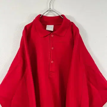 치타 맨투맨 피케 셔츠 빨간색