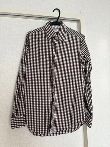 DOONE 체크 무늬 코튼 셔츠