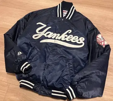 Yankees 바시티 자켓 네이비 M 사이즈