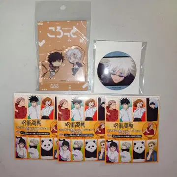 주술회전 회옥 옥절 고죠 사토루 콜로또 캐릭터 배지 컬렉션 캔뱃지