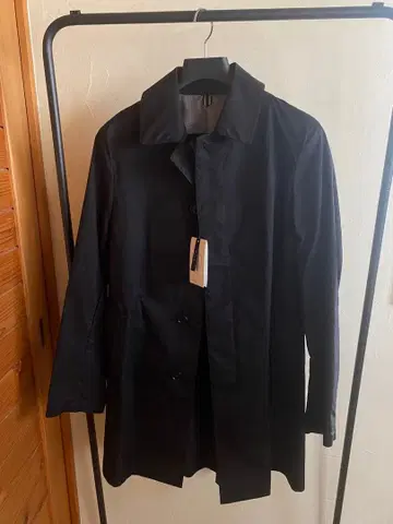 WSY 블랙 스텐카라 코트