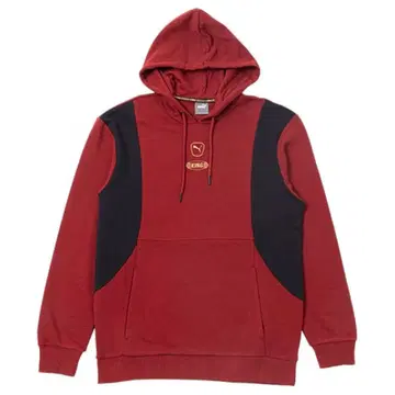 PUMA KING 후드 부착 후드티 레드/블랙