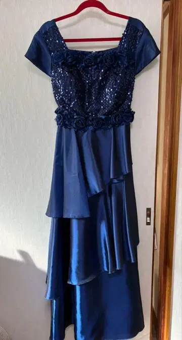 AViVARe 아비바레 드레스 스테이지 가라오케 의상 LL~3L 네이비