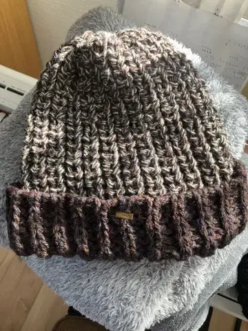 완판템 CA4LA 니트 모자 브라운 계열