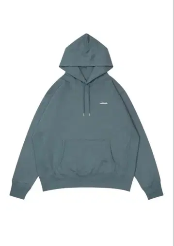 스몰 로고 스웻 후디 (슬레이트 블루) M