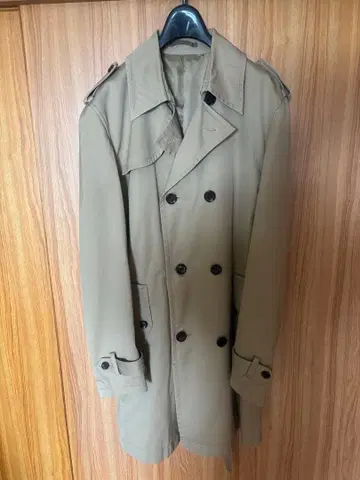 COMME CA ISM 베이지 트렌치코트 XL