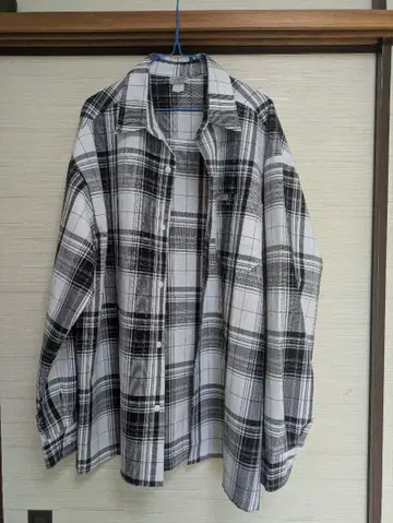 CalTop 칼탑 체크 무늬 긴팔 셔츠