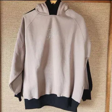 Rady 스톤 자수 후드 부착 후드티