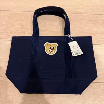 러브러리 바이 페이러 올드 테디 와펜 토트백 네이비