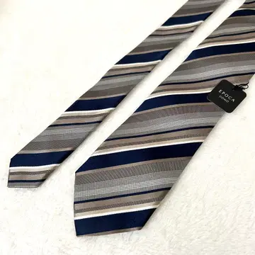 EPOCA UOMO 에포카 워모 실크 100% 넥타이 스트라이프