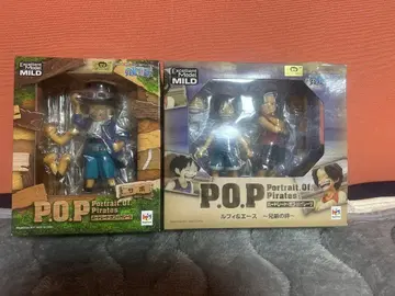 P.O.P 루피 에이스 사보 피규어 세트