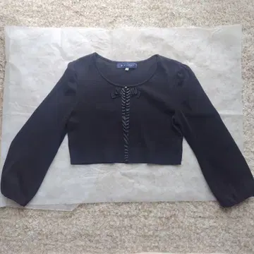 엠즈 그레이시 리본 볼레로