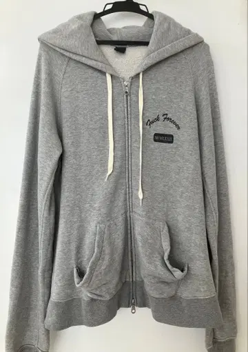 Pledge 그레이 집업 후드티