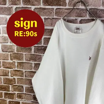 Lee 리 USA제 로고 자수 디자인 맨투맨 트레이닝복