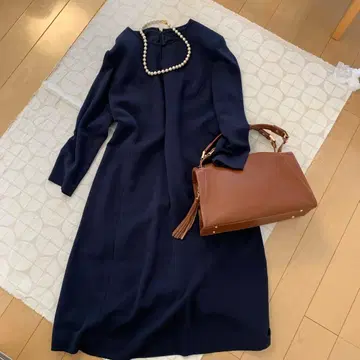 고급 일본제 네이비 긴팔 원피스 관혼상제