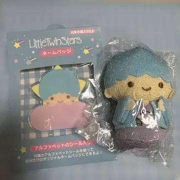 리틀트윈스타 키키 네임 배지 마스코트