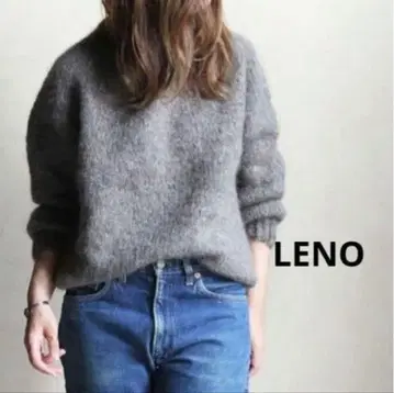 LENO 스웨터 니트 알파카 모헤어 니트 울 스웨터