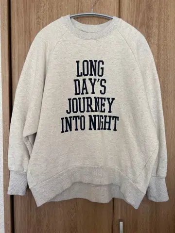 MICA & DEAL 속기모 래글런 슬리브 로고 맨투맨 새상품급!!