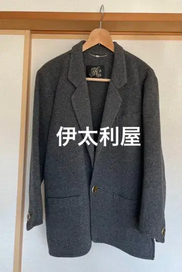 여성용 그레이 테일러드 자켓 울 7호 이타리야