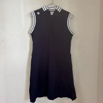 DESCENTE 골프용 원피스 네이비