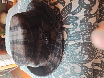 OAKS 체크 무늬 버킷 햇